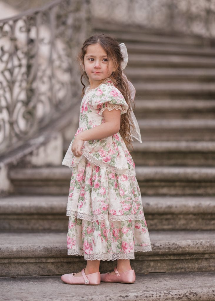 chic size inclusive model wearing JessaKae Adeline Girls Dress