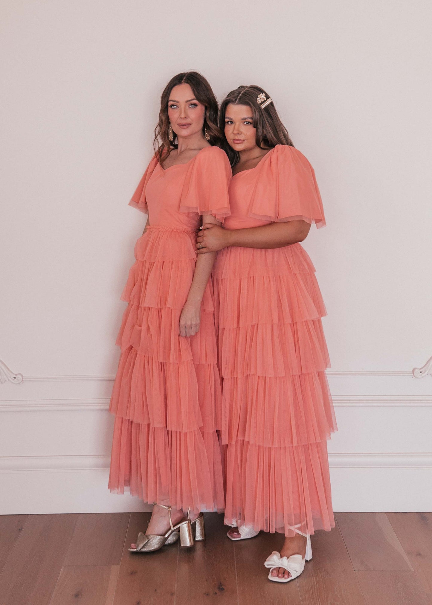 Allegro Dress - Coral Dresses - JessaKae - Allegro Dress - Coral - Allegro Coral / XXS