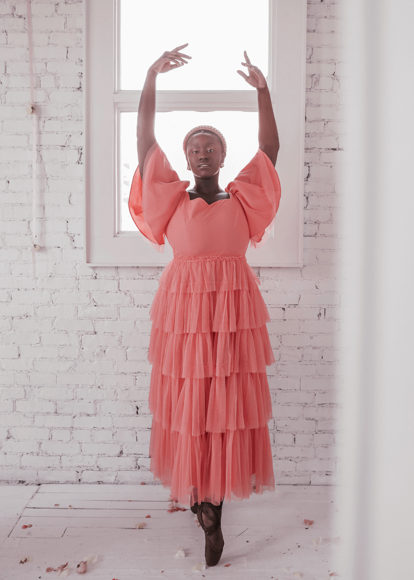 Allegro Dress - Coral Dresses - JessaKae - Allegro Dress - Coral - Allegro Coral / XXS