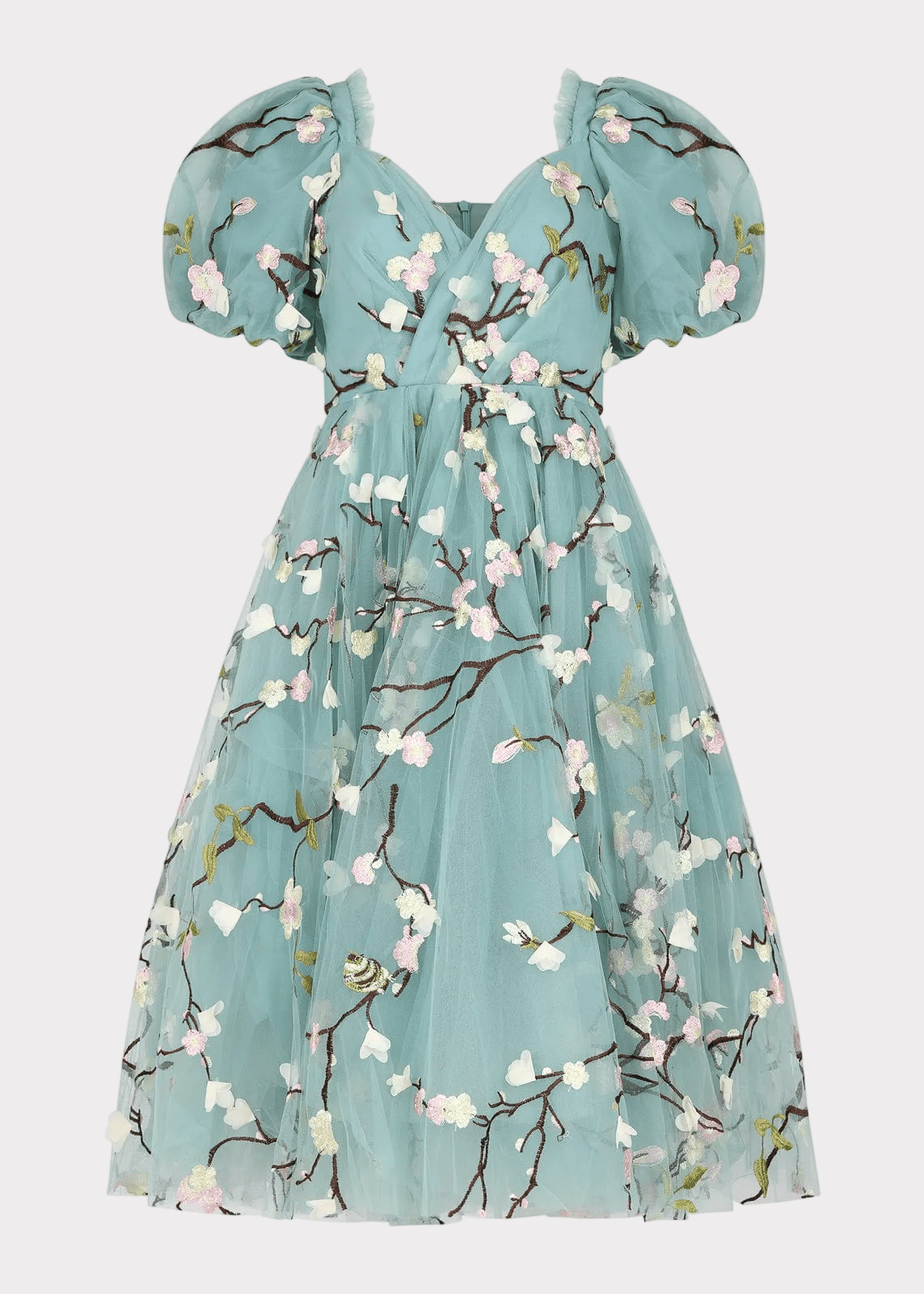 chic size inclusive model wearing JessaKae Almond Blossom Dress Dresses