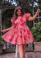 chic size inclusive model wearing JessaKae Amara Dress Dresses