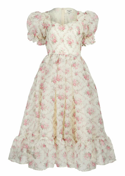Amelia Dress Dresses - JessaKae - Amelia Dress - Cream Floral / XXS