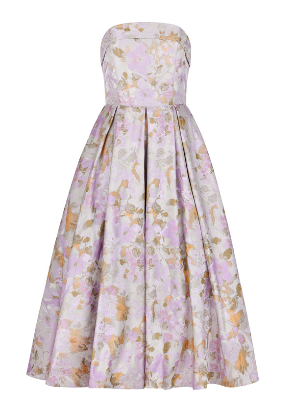 chic size inclusive model wearing JessaKae Anastelle Dress