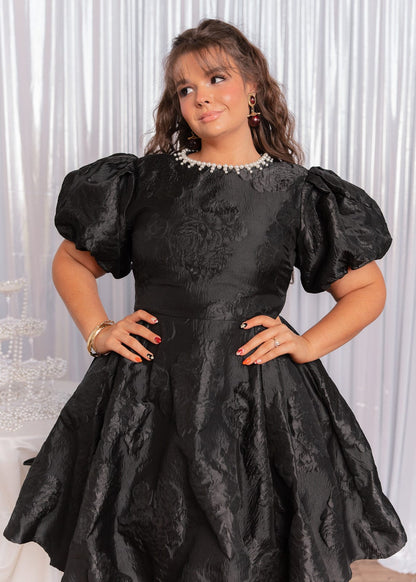 chic size inclusive model wearing JessaKae Angelina Dress