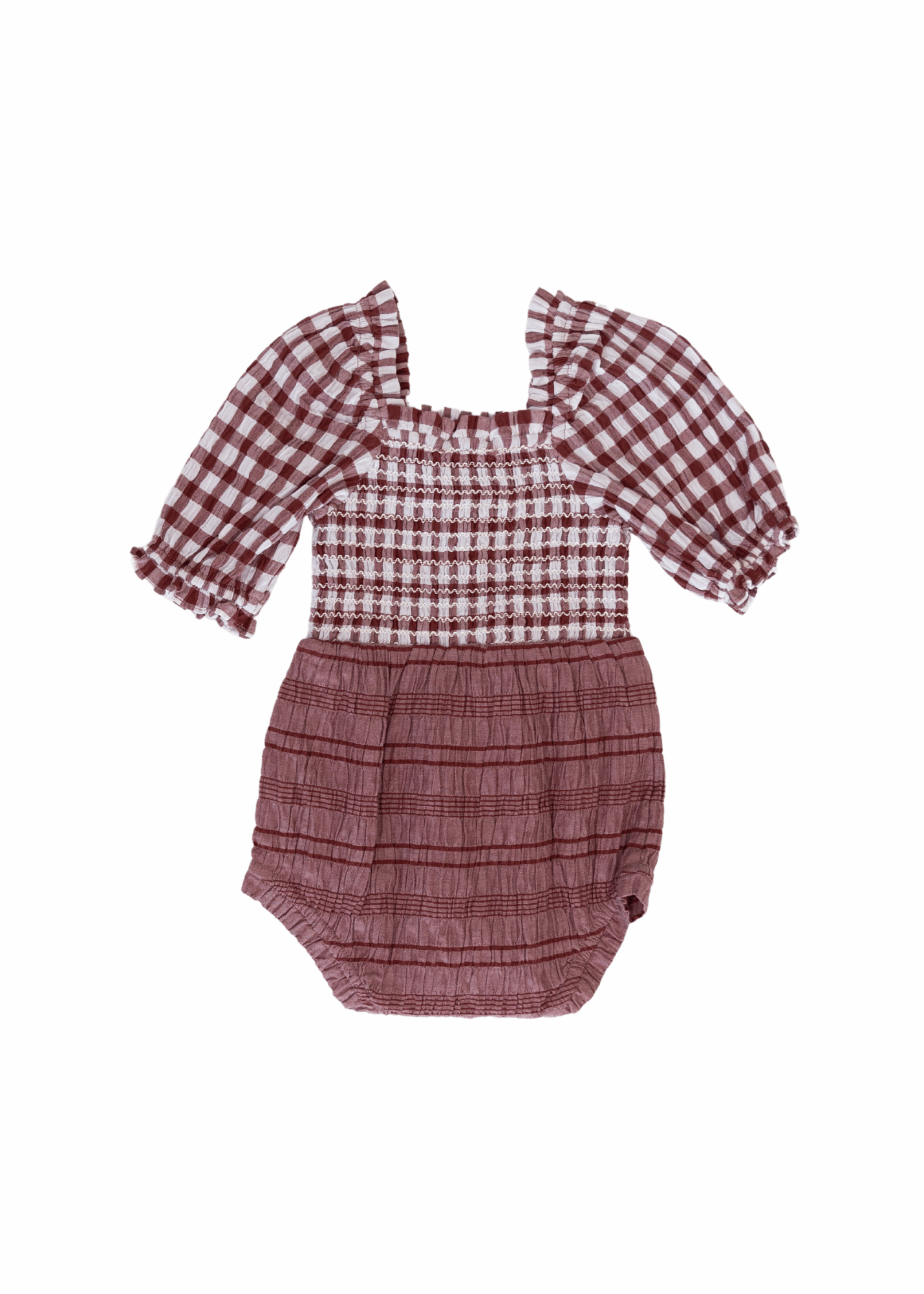 Annabelle Baby Romper - Red Pear