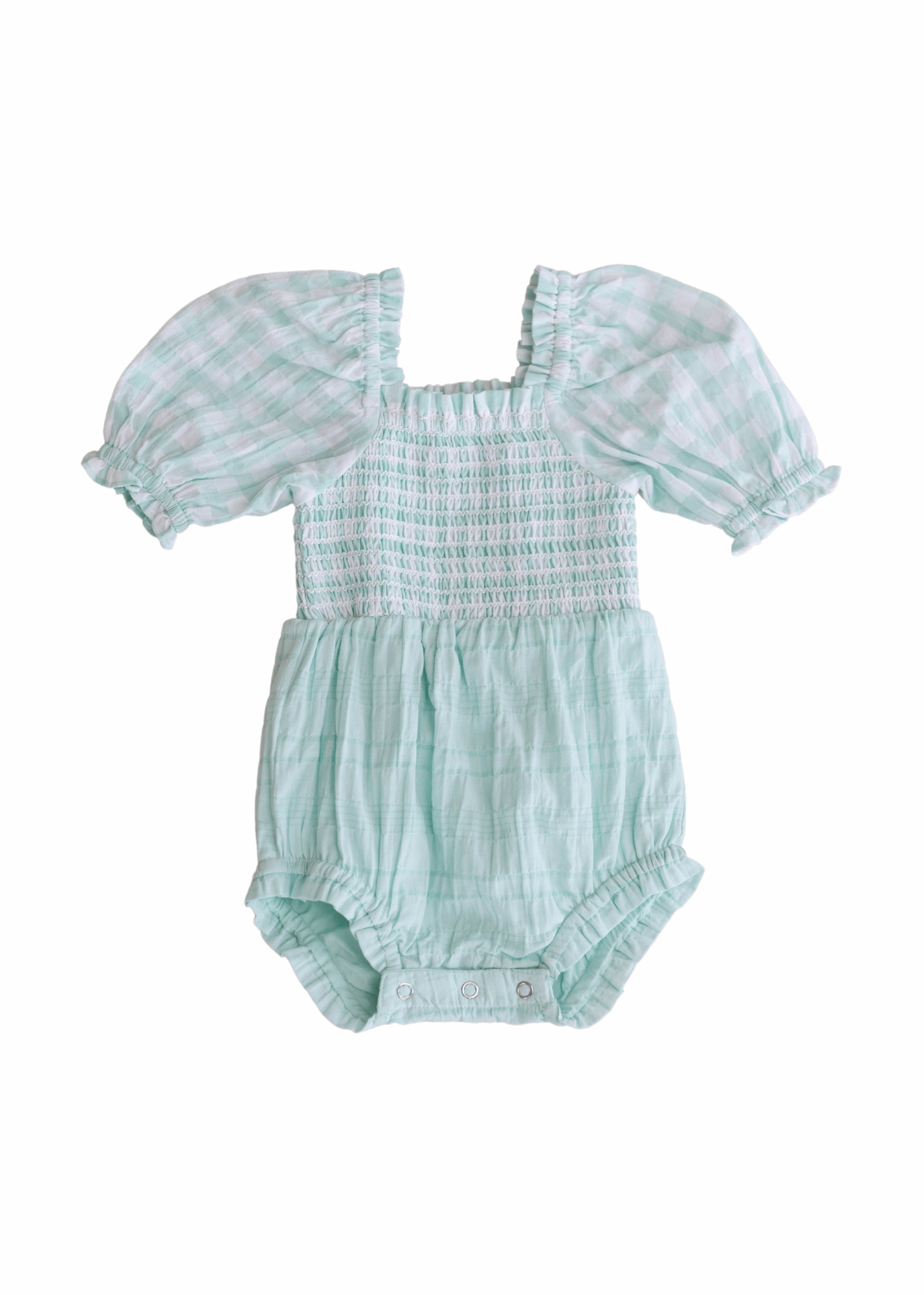 Annabelle Baby Romper - Tiffany Blue