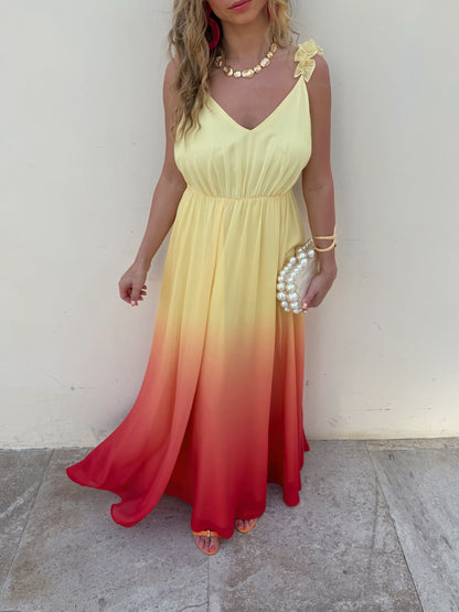 chic size inclusive model wearing JessaKae Anya Dress