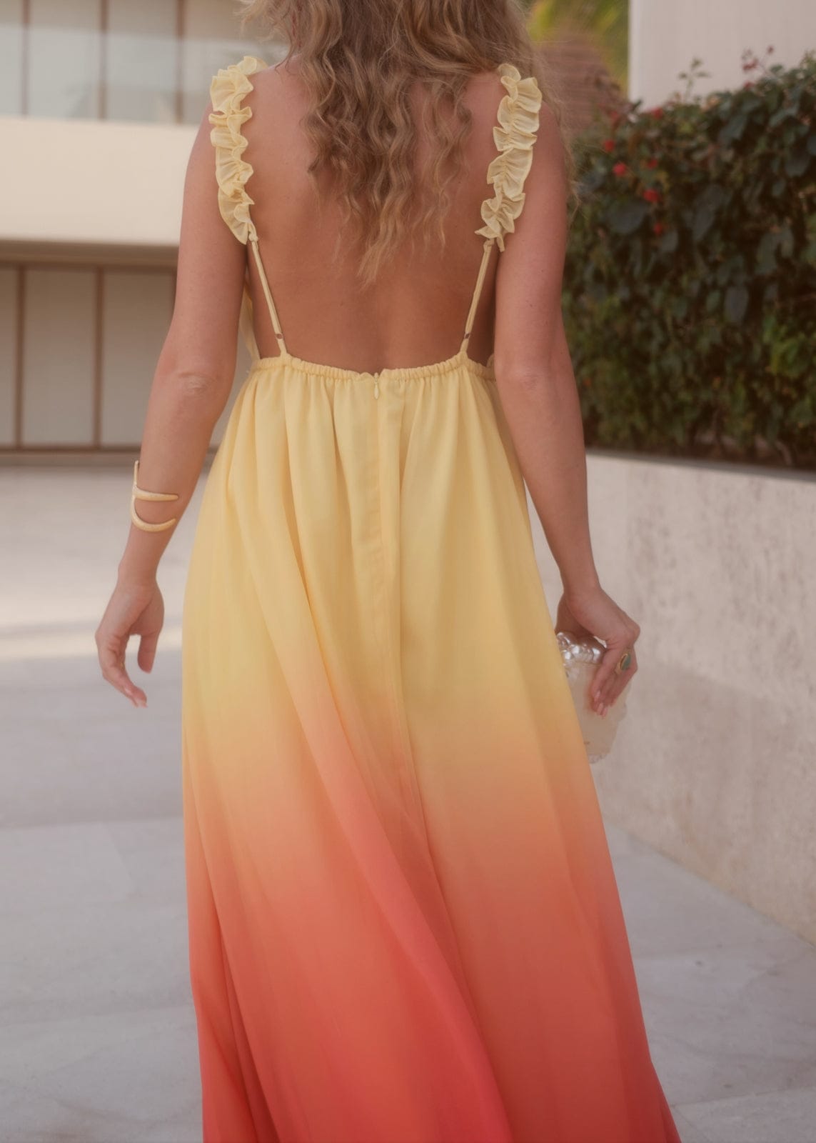 chic size inclusive model wearing JessaKae Anya Dress