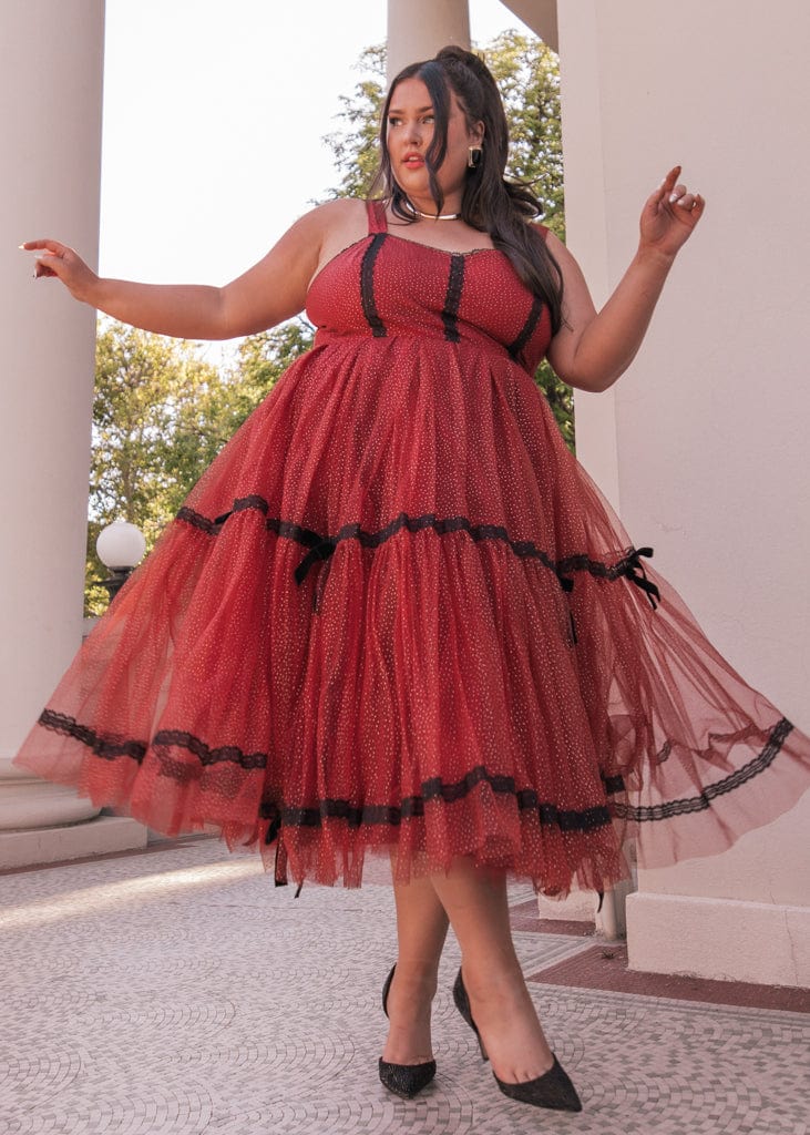 chic size inclusive model wearing JessaKae Audrey Dress Dresses