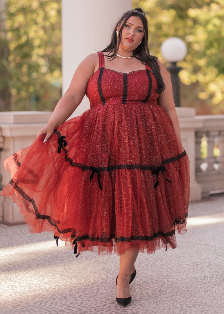 chic size inclusive model wearing JessaKae Audrey Dress Dresses