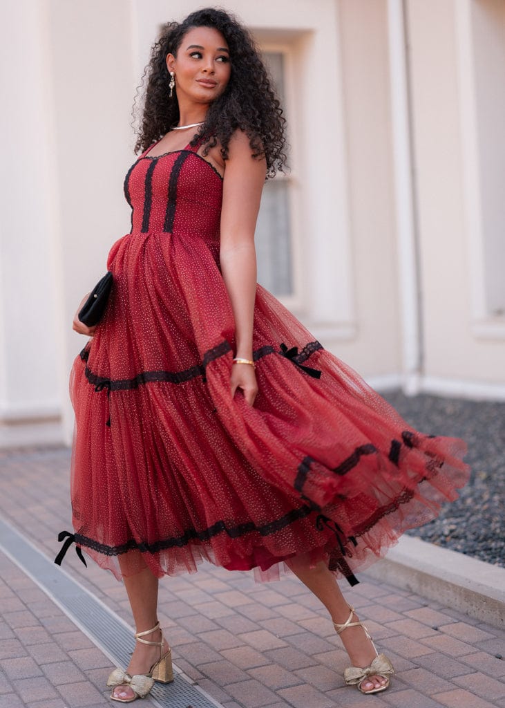 chic size inclusive model wearing JessaKae Audrey Dress Dresses