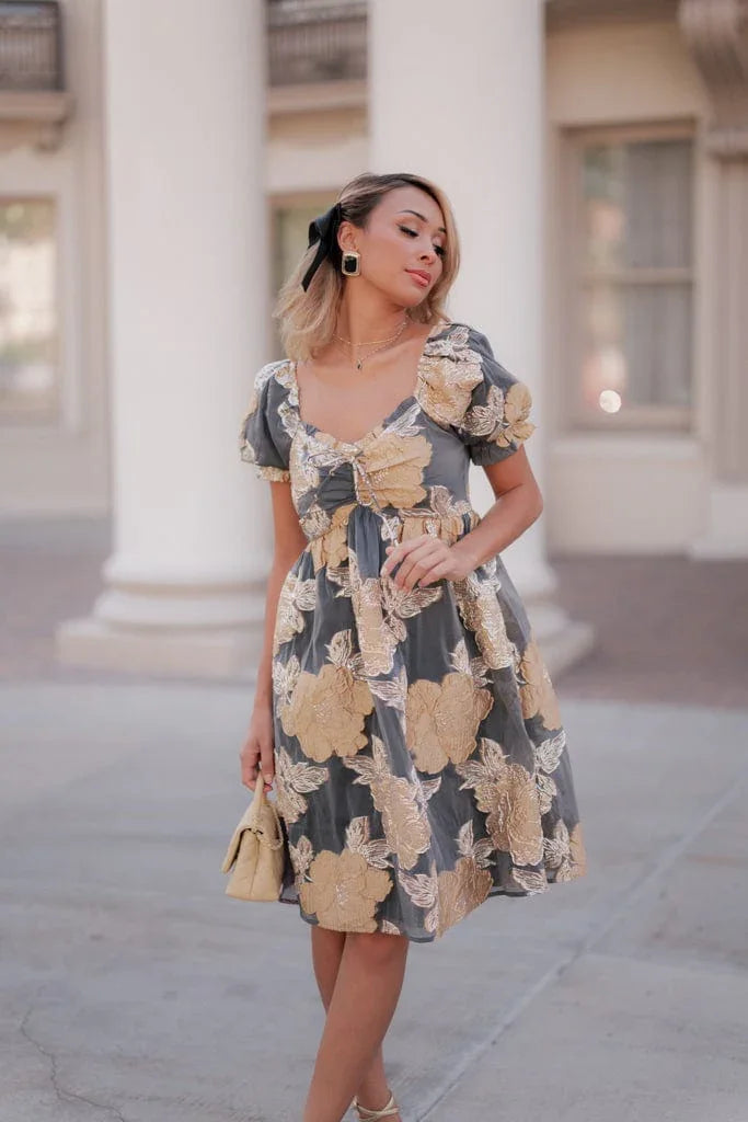 Beaumont Dress Dresses - JessaKae - Beaumont Dress - Golden Harvest / XXS