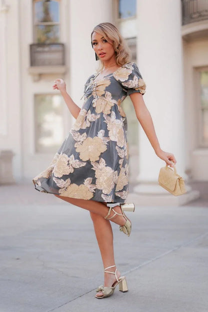 Beaumont Dress Dresses - JessaKae - Beaumont Dress - Golden Harvest / XXS