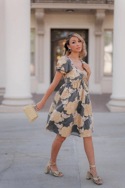 Beaumont Dress Dresses - JessaKae - Beaumont Dress - Golden Harvest / XXS