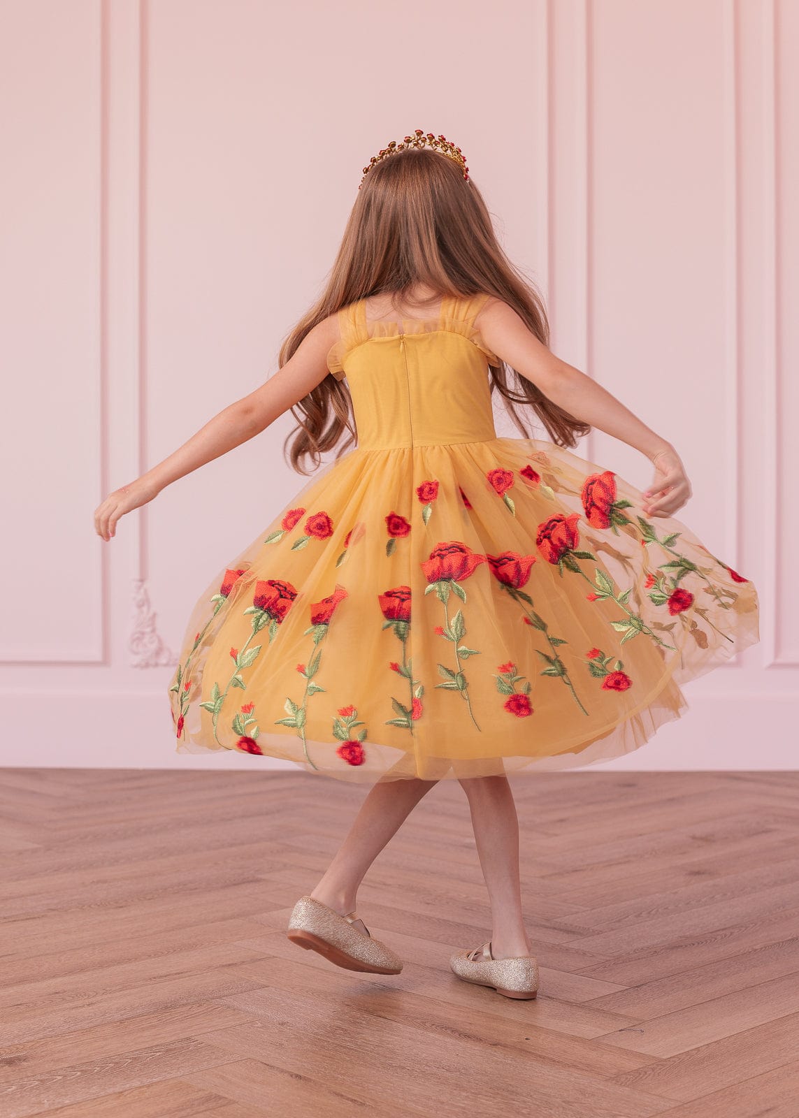 belle dress yellow Belle Girls Dress | Occasion Dress in Sizes XXS–6X