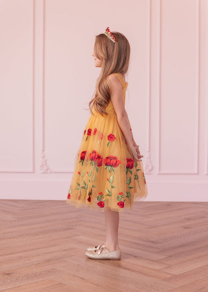 chic size inclusive model wearing JessaKae Belle Girls Dress