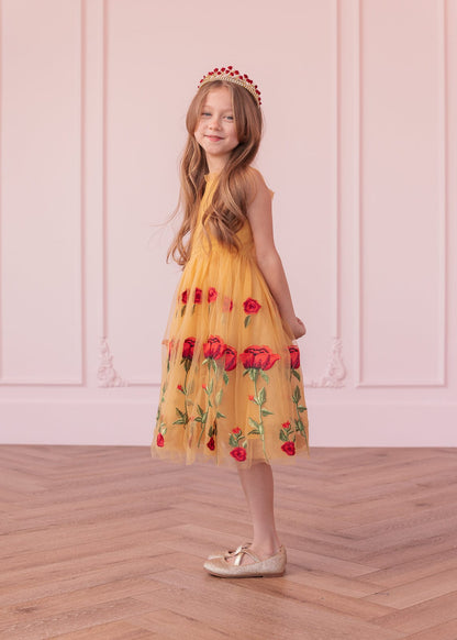 chic size inclusive model wearing JessaKae Belle Girls Dress
