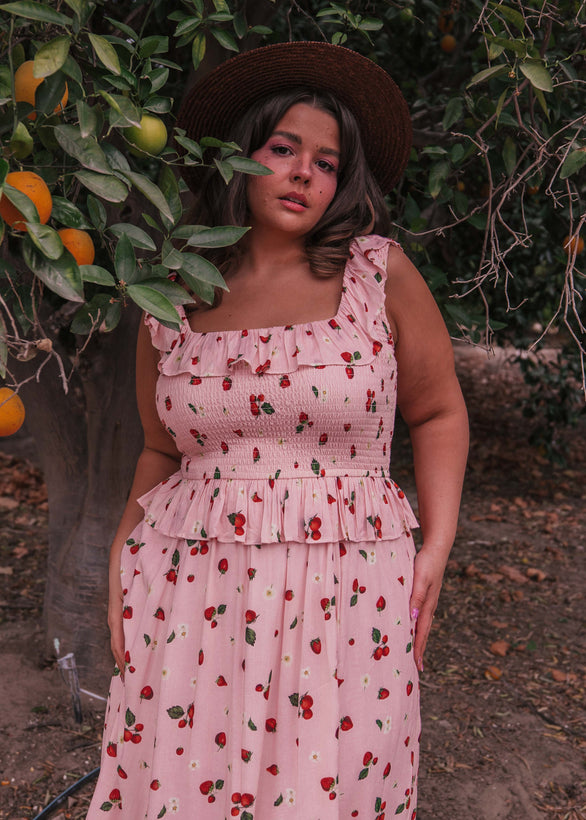 Berry Bunch Dress - Blushed Berries