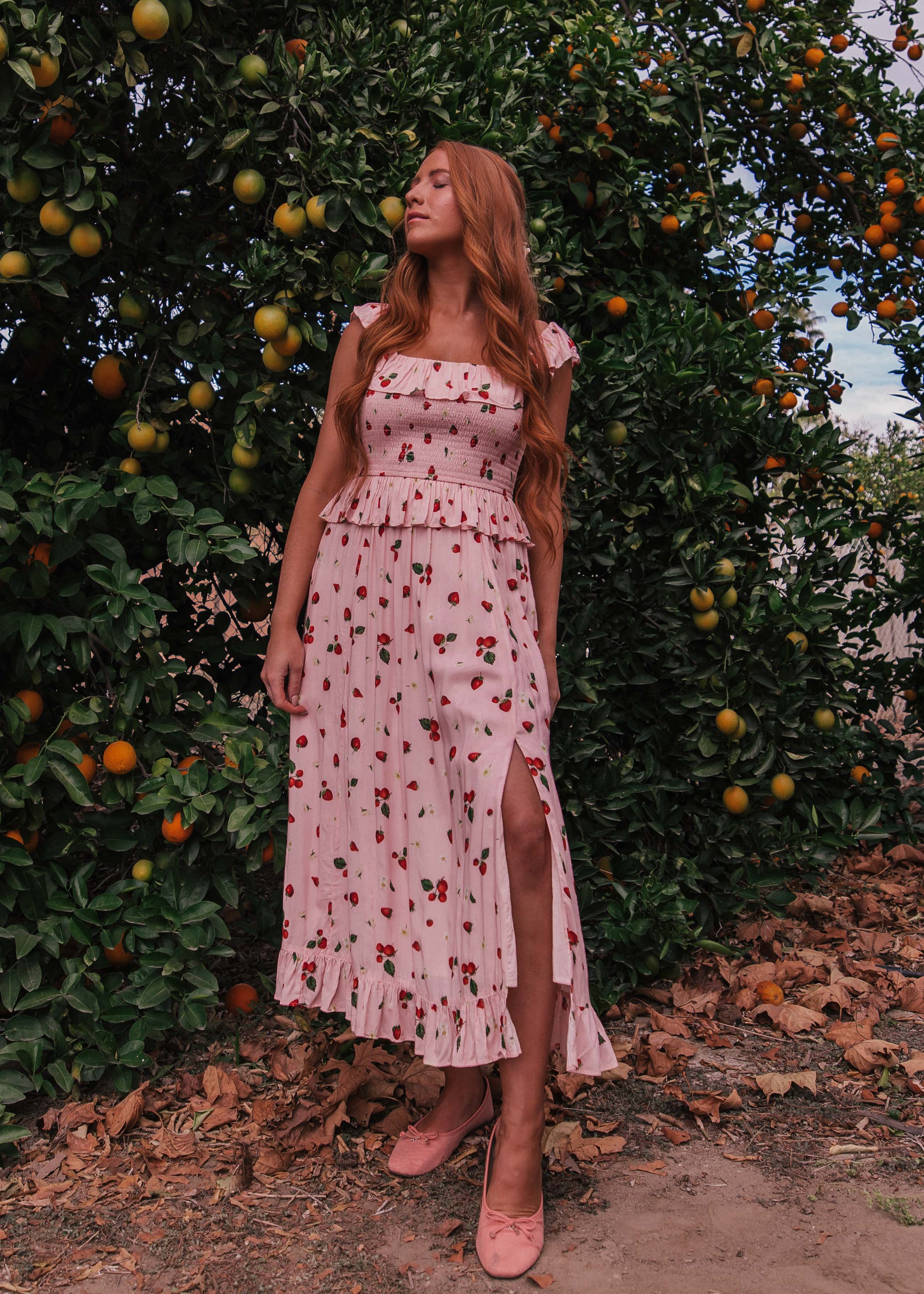 Berry Bunch Dress - Blushed Berries