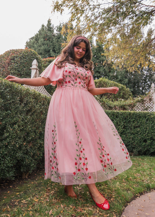 Berry Garden Dress - Strawberry Patch