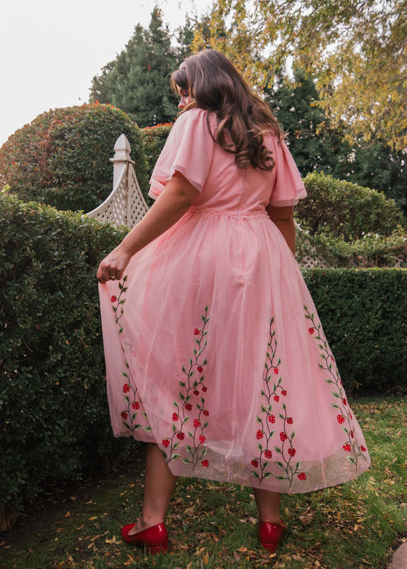 Berry Garden Dress - Strawberry Patch