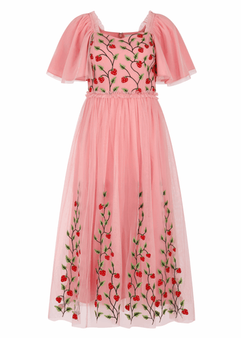 Berry Garden Dress Dresses - JessaKae - Berry Garden Dress_Strawberry Patch / XS