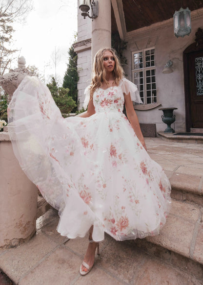 Bianca Dress Dresses - JessaKae - Bianca Dress - Flushed Floral / 00