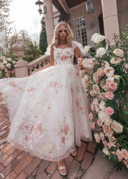 Bianca Dress Dresses - JessaKae - Bianca Dress - Flushed Floral / 00