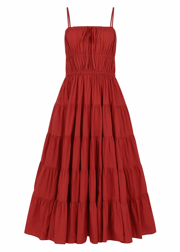 Birdie Dress - Red Birdie