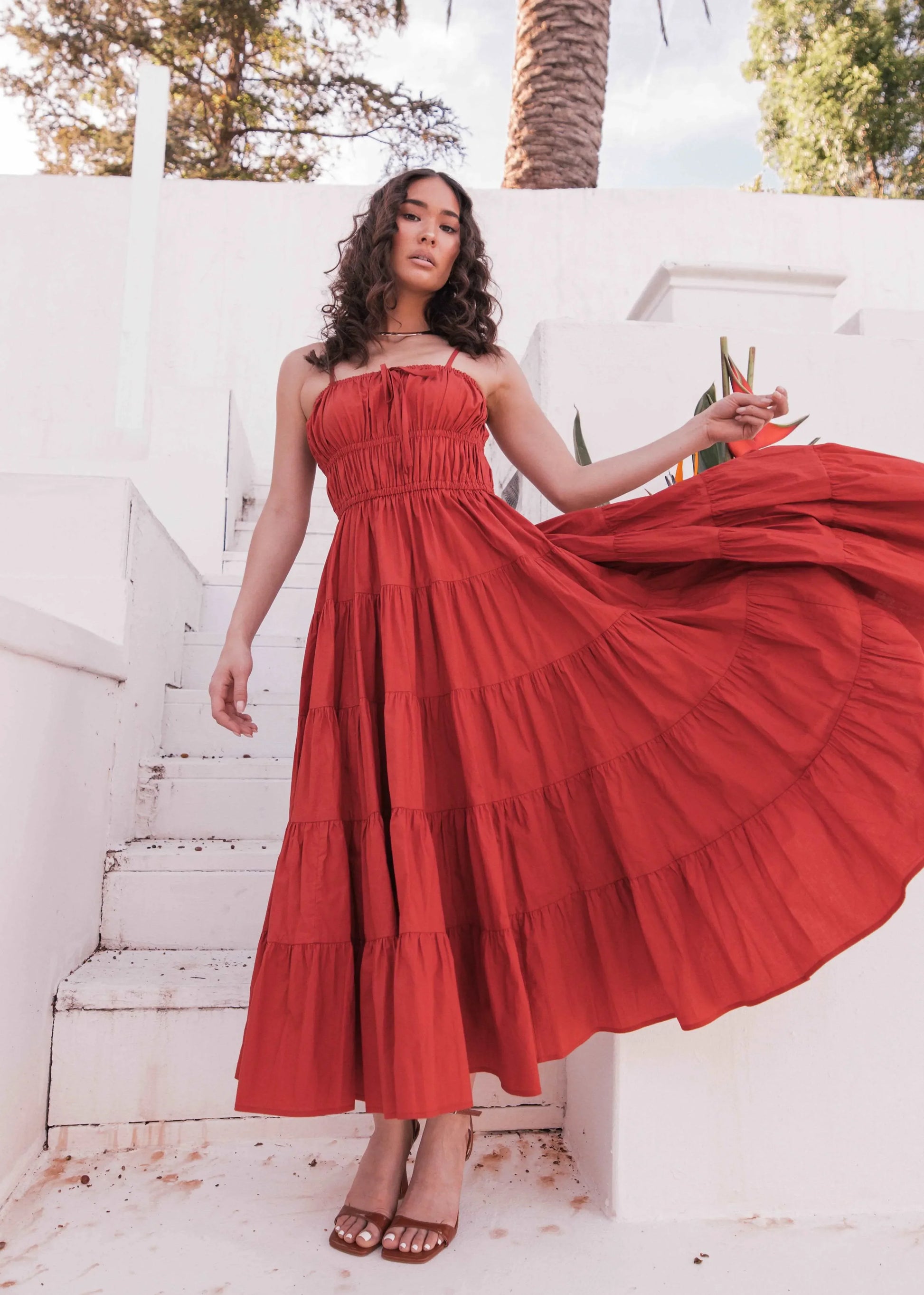 Birdie Dress Red | Occasion Dress in Sizes XXS6X | JessaKae Birdie Dress Red | Occasion Dress in Sizes XXS6X | JessaKae