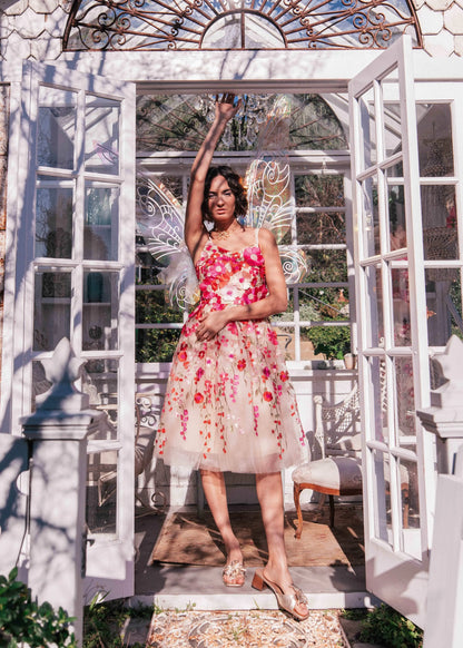 Blossom Dress Dresses - JessaKae - Blossom Dress - Pink / XXS