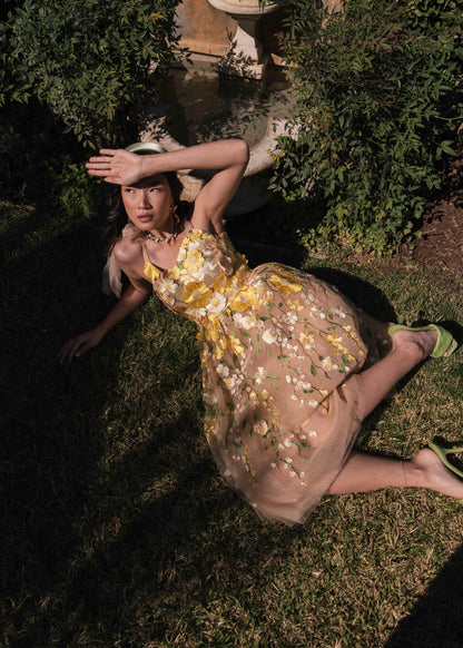 Blossom Dress Dresses - JessaKae - Blossom Dress - Pink / XXS