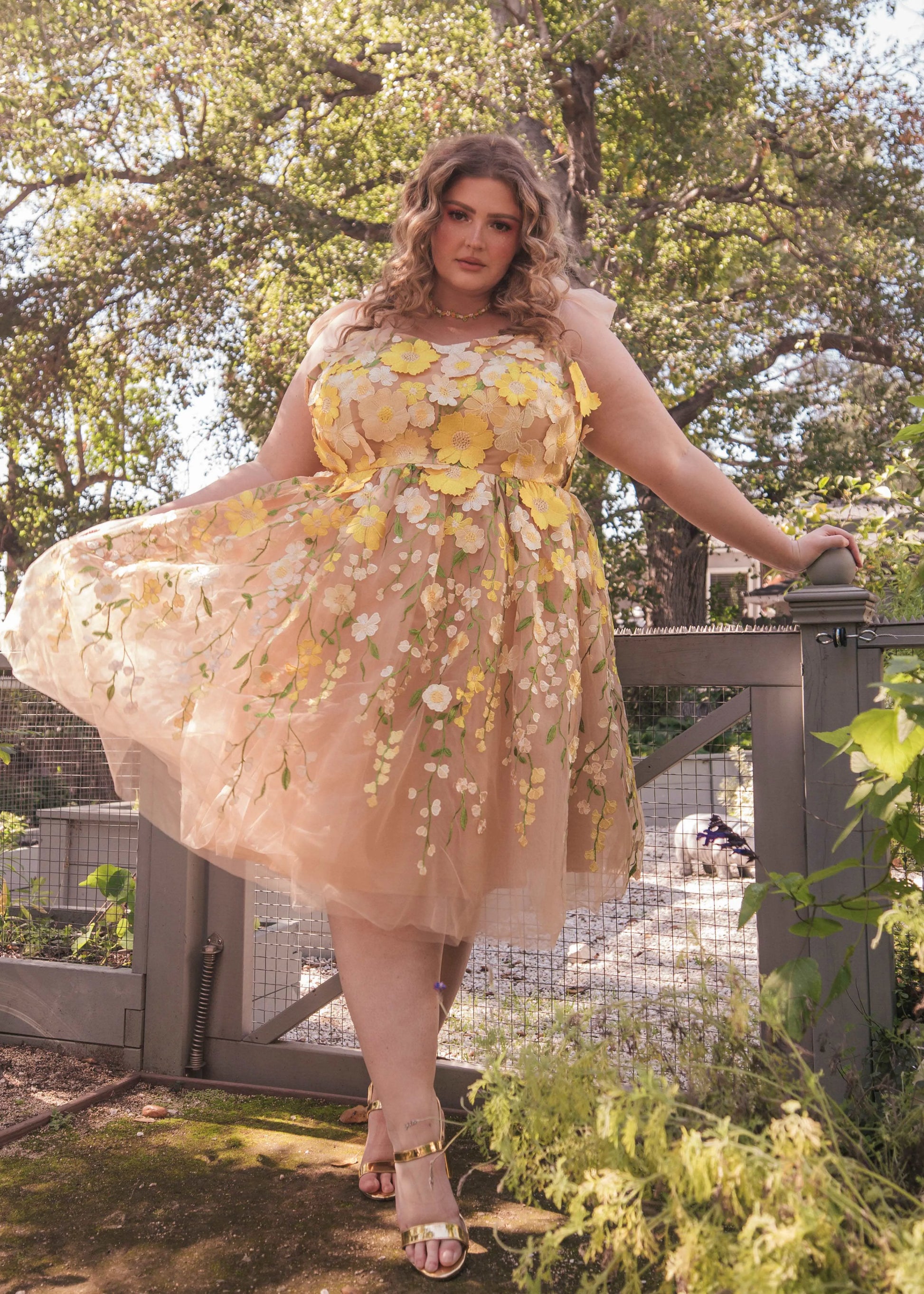 Blossom Dress Dresses - JessaKae - Blossom Dress - Pink / XXS