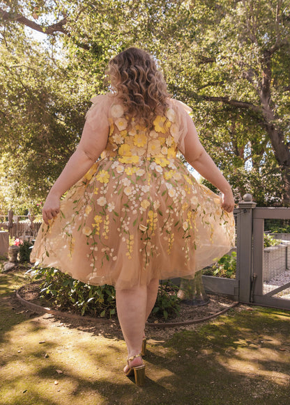 Blossom Dress Dresses - JessaKae - Blossom Dress - Pink / XXS