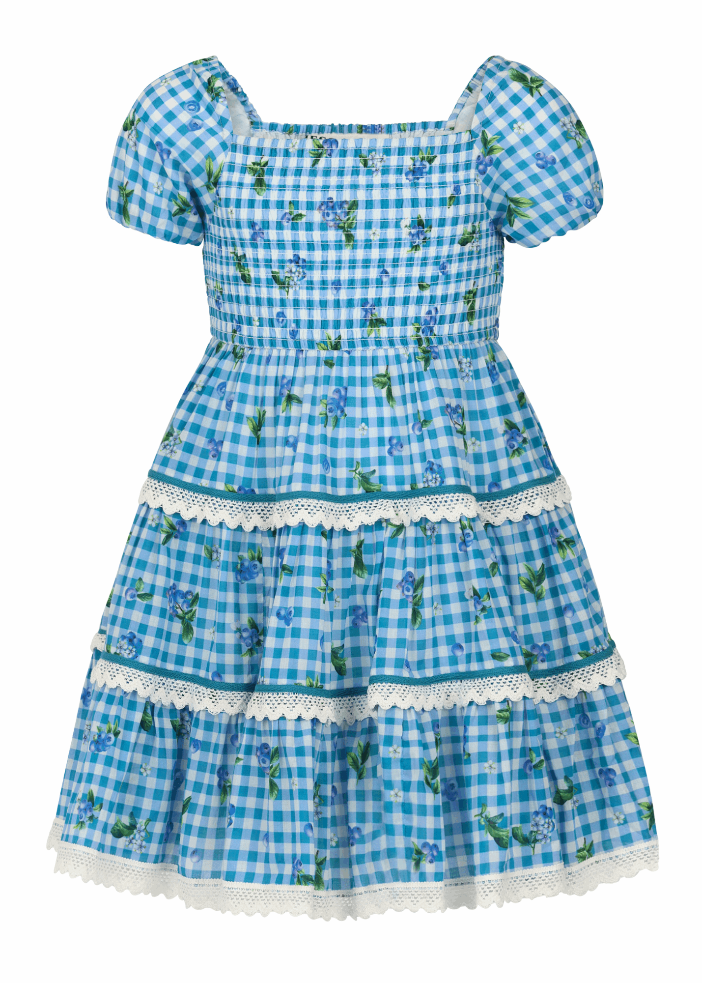 Blueberry Muffin Girls Dress Girls Dress - JessaKae - Blueberry Muffin Girls Dress - Blueberry Muffin / 12-18M