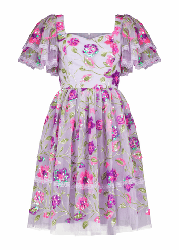 Bramble Dress Dresses - JessaKae - Bramble Dress_Bramble Purple / XXS