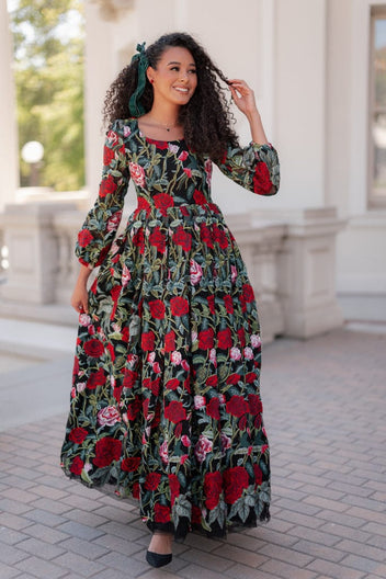 chic size inclusive model wearing JessaKae Briar Dress Dresses