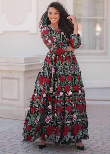 chic size inclusive model wearing JessaKae Briar Dress Dresses