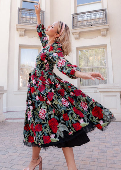 Briar Dress Dresses - JessaKae - Briar Dress - Rose Garden / Maxi / XXS-JessaKae