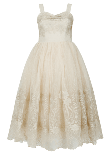 Brigette Dress Dresses - JessaKae - Brigette Dress_Moonlit Ivory / XXS