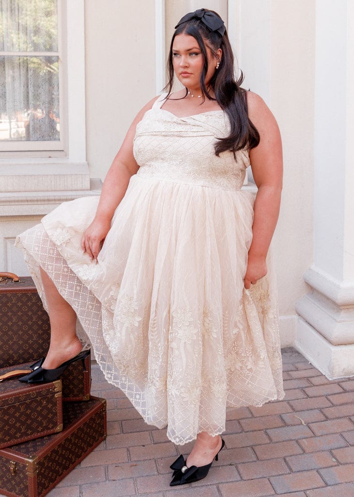 Brigette Dress - Moonlit Ivory