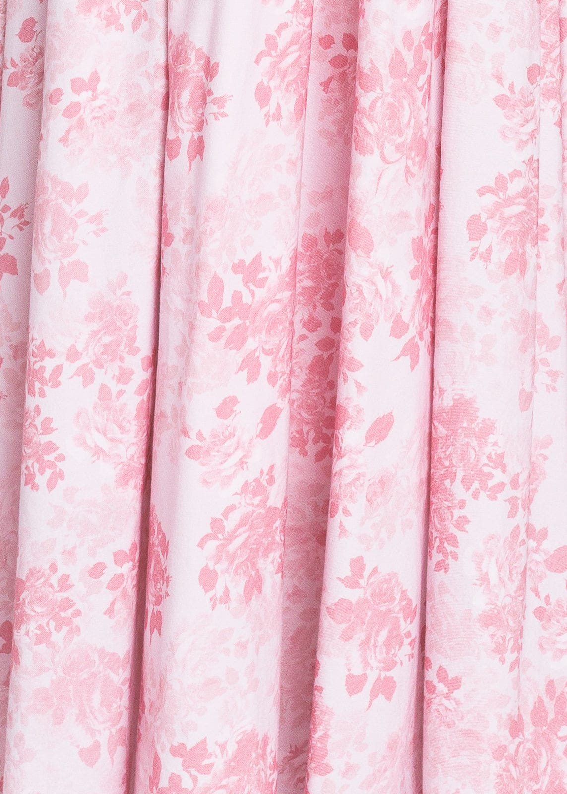 chic size inclusive model wearing JessaKae Camille Smocked Floral Maxi Dress - Pink