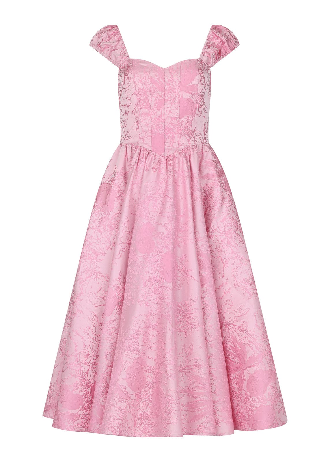 chic size inclusive model wearing JessaKae Carolyn Dress