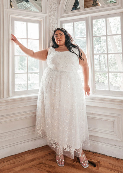 Celeste Dress Dresses - JessaKae - Celeste Dress - Soul White / XXS