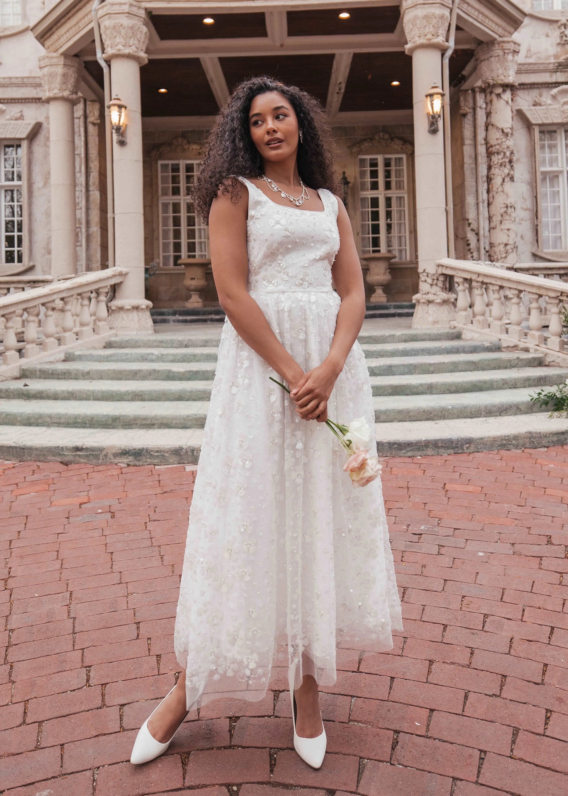 Celeste Dress Dresses - JessaKae - Celeste Dress - Soul White / XXS