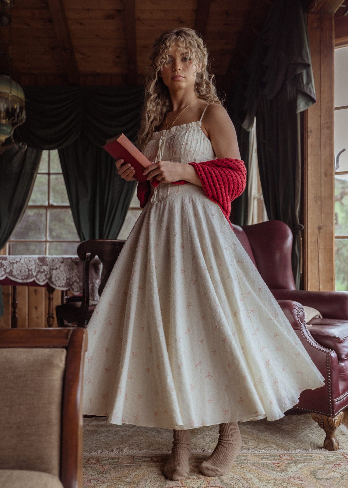 chic size inclusive model wearing JessaKae Cherie Dress Dresses