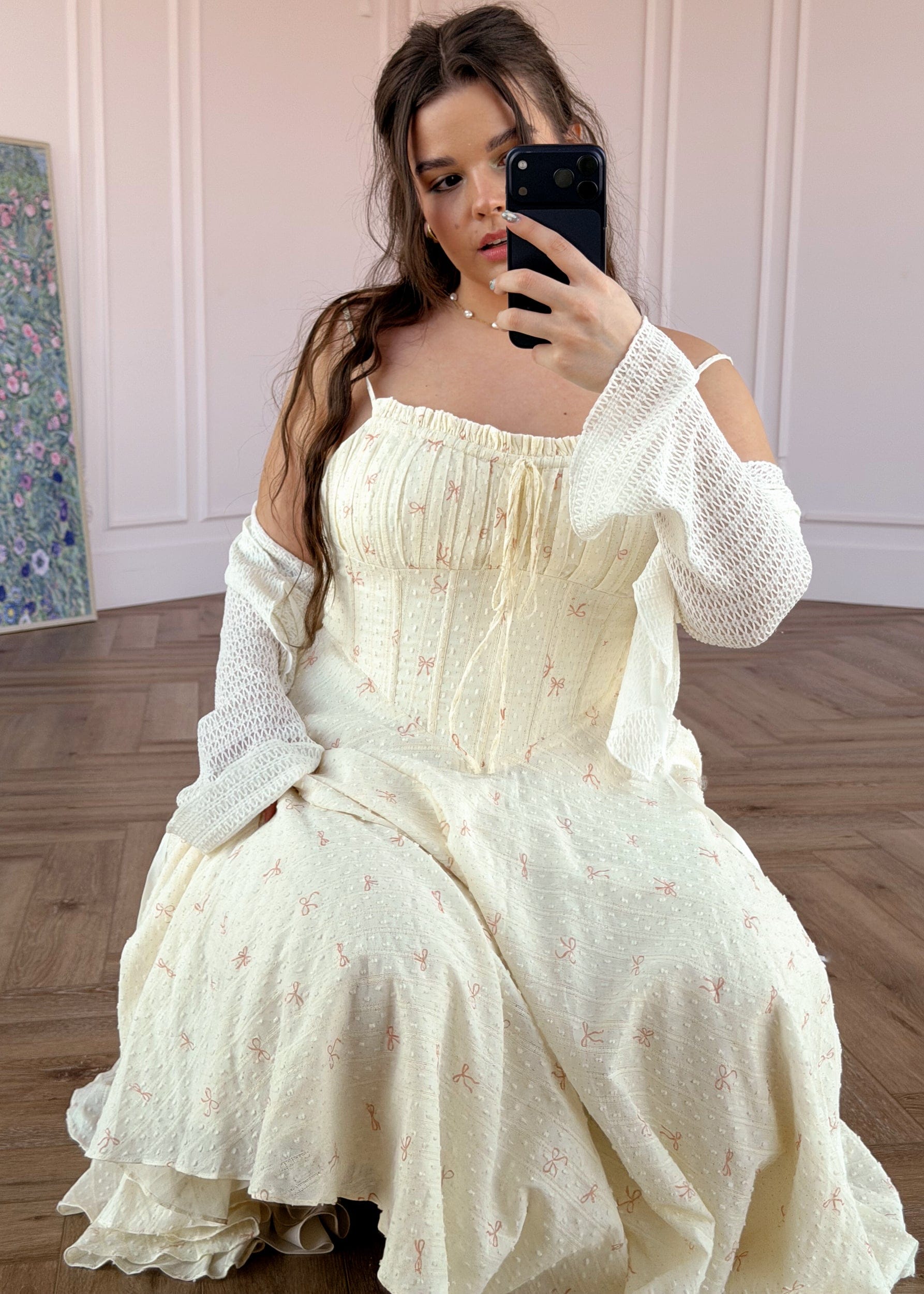 oh cherie corset midi dress Cherie Lace Corset Dress