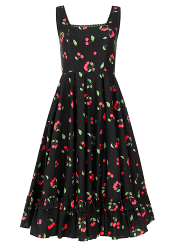 Cherry Jam Dress Dresses - JessaKae - Cherry Jam Dress_Black Cherry / XS