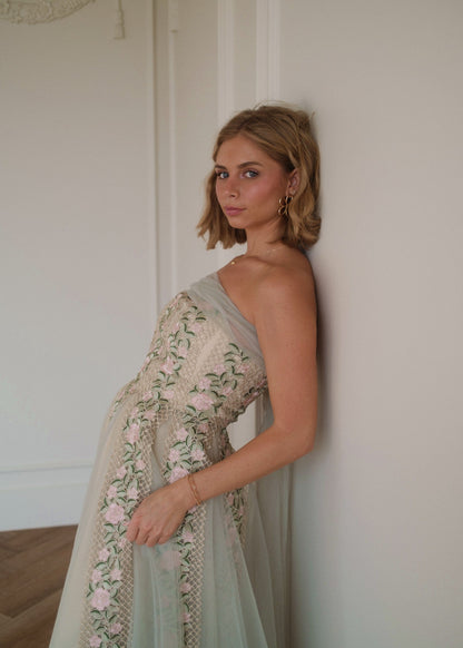 chic size inclusive model wearing JessaKae Cheyenne Dress