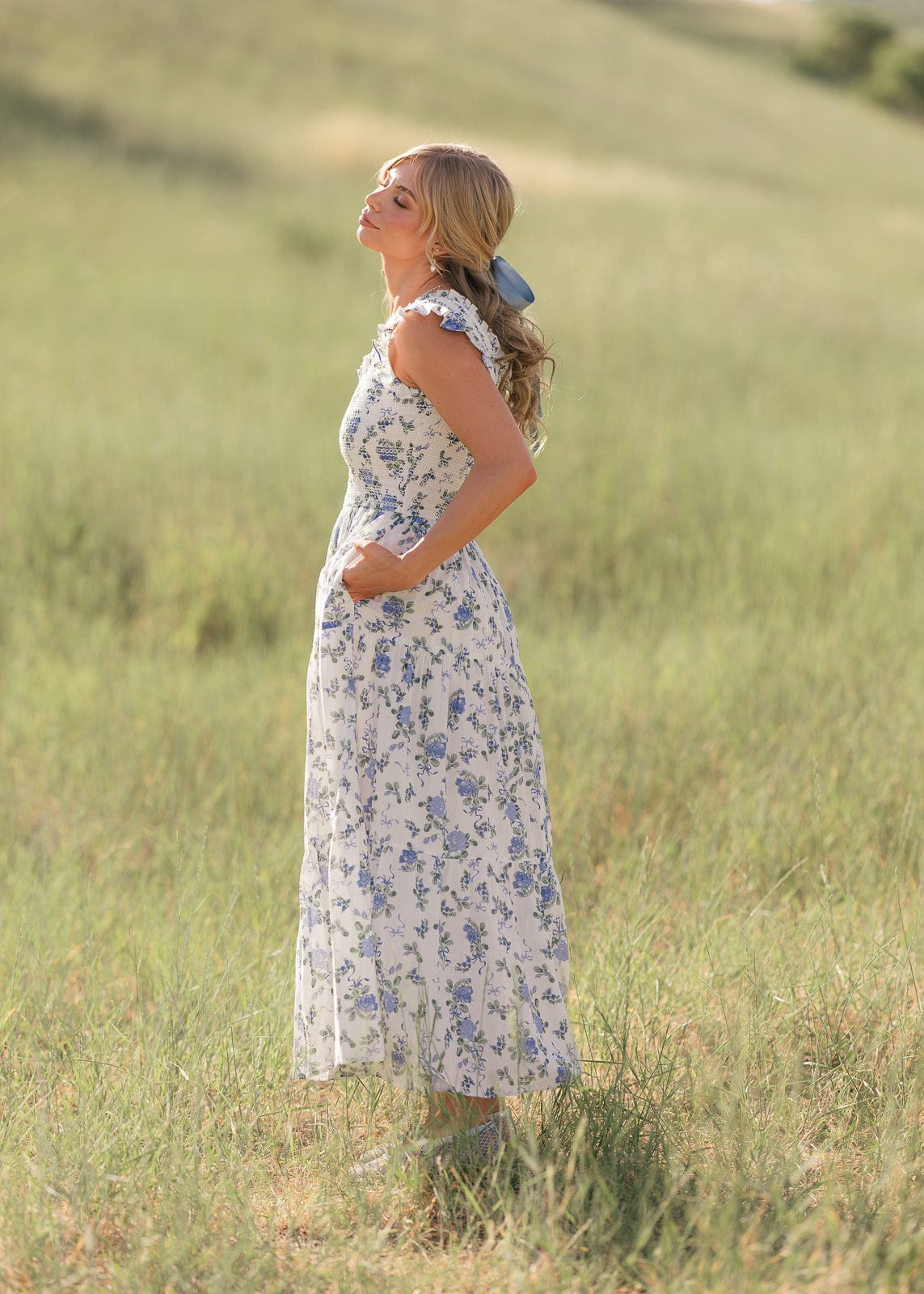 chloe blue dress AW Pair with heels or flats Chloe Dress - Women -